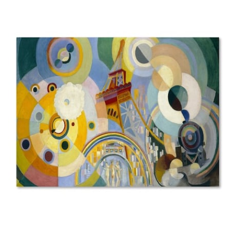 Robert Delaunay 'Air Iron And Water' Canvas Art,18x24